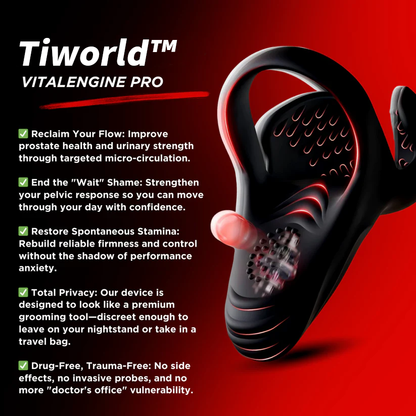 Tiworld™ VitalEngine Pro-The #1 5-in-1 at-home trainer that reverses ED; PE with advanced precision