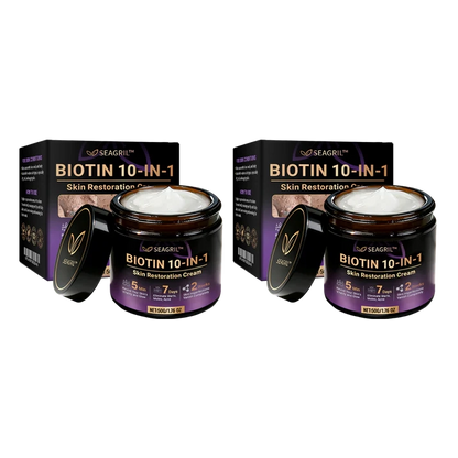 Made and Shipped from USA ✨SEAGRIL® Biotin 10-in-1 Skin Restoration Cream 🍀