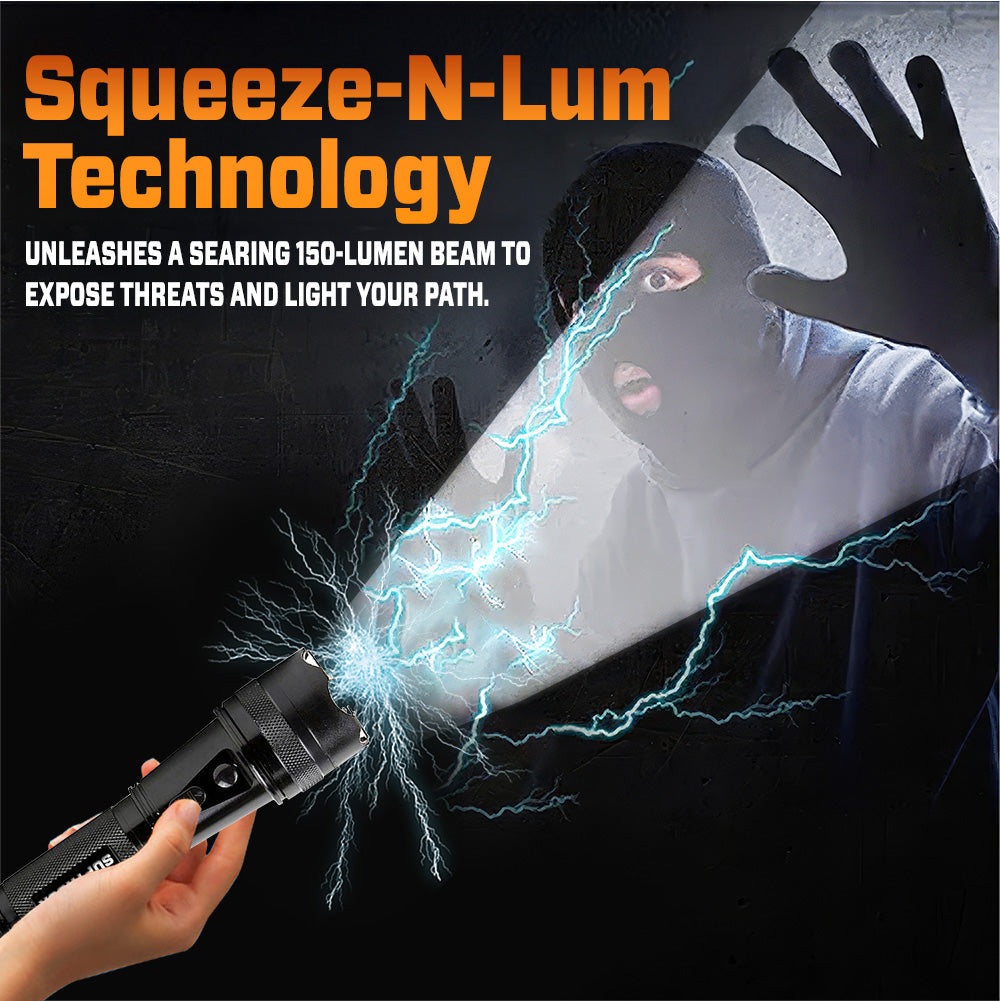 💥 2026 Upgrade 75% OFF ️🔦 SEAGRIL X95 2in1 Stun Flashlight ⚡ Light in Dark, Power in Danger