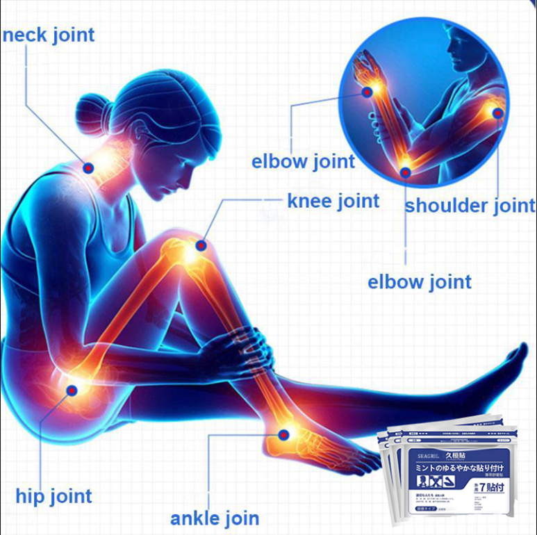 🔥SEAGRIL™ Back Pain Patch Natural Pain Relief Patches for Knee Neck Shoulder and Joint Pain Muscle Soreness Arthritis Relief