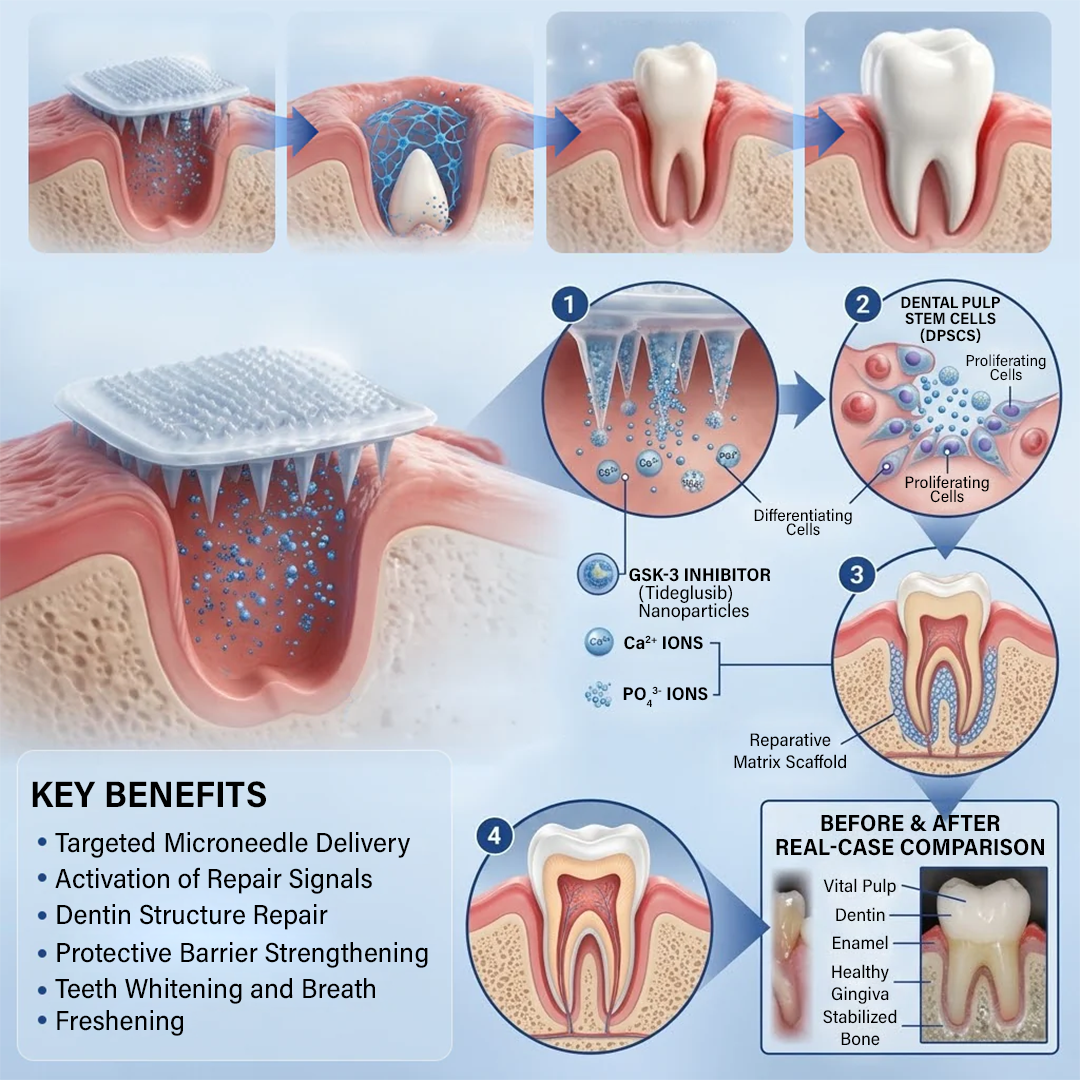 Your Smile🦷SEAGRIL® Tooth & Gum Repair Fast-Dissolving Microneedle Patch✨ (𝟓-𝐢𝐧-𝟏 💎 𝐑𝐞𝐛𝐮𝐢𝐥𝐝 𝐄𝐧𝐚𝐦𝐞𝐥 & 𝐃𝐞𝐧𝐭𝐢𝐧 • 𝐒𝐭𝐫𝐞𝐧𝐠𝐭𝐡𝐞𝐧 𝐆𝐮𝐦𝐬 • 𝐄𝐫𝐚𝐝𝐢𝐜𝐚𝐭𝐞 𝐓𝐚𝐫𝐭𝐚𝐫 & 𝐎𝐝𝐨𝐫 • 𝐖𝐡𝐢𝐭𝐞𝐧𝐢𝐧𝐠 • 𝐒𝐭𝐨𝐩 𝐓𝐨𝐨𝐭𝐡 𝐒𝐞𝐧𝐬𝐢𝐭𝐢𝐯𝐢𝐭𝐲)