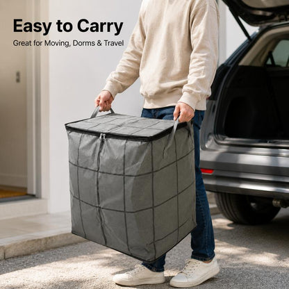 🏠Extra Spacious Zippered Storage Bag Saves Closet Space