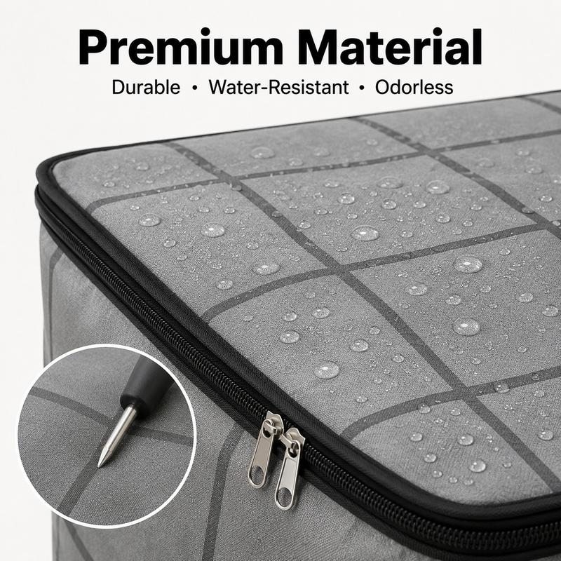 🏠Extra Spacious Zippered Storage Bag Saves Closet Space