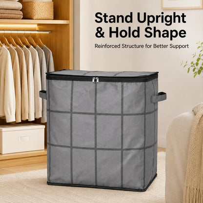 🏠Extra Spacious Zippered Storage Bag Saves Closet Space