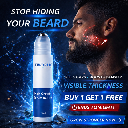 👑2026 Eaily Hot Sale Ends Today: 70% OFF!Tiworld™-beard growth serum