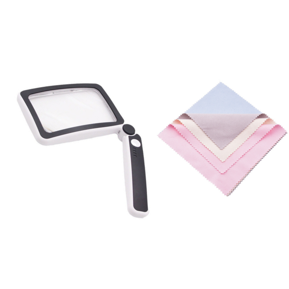 🔥HOT SALE🔍💡Foldable, Handheld Reading Magnifier with Illumination 📖✨
